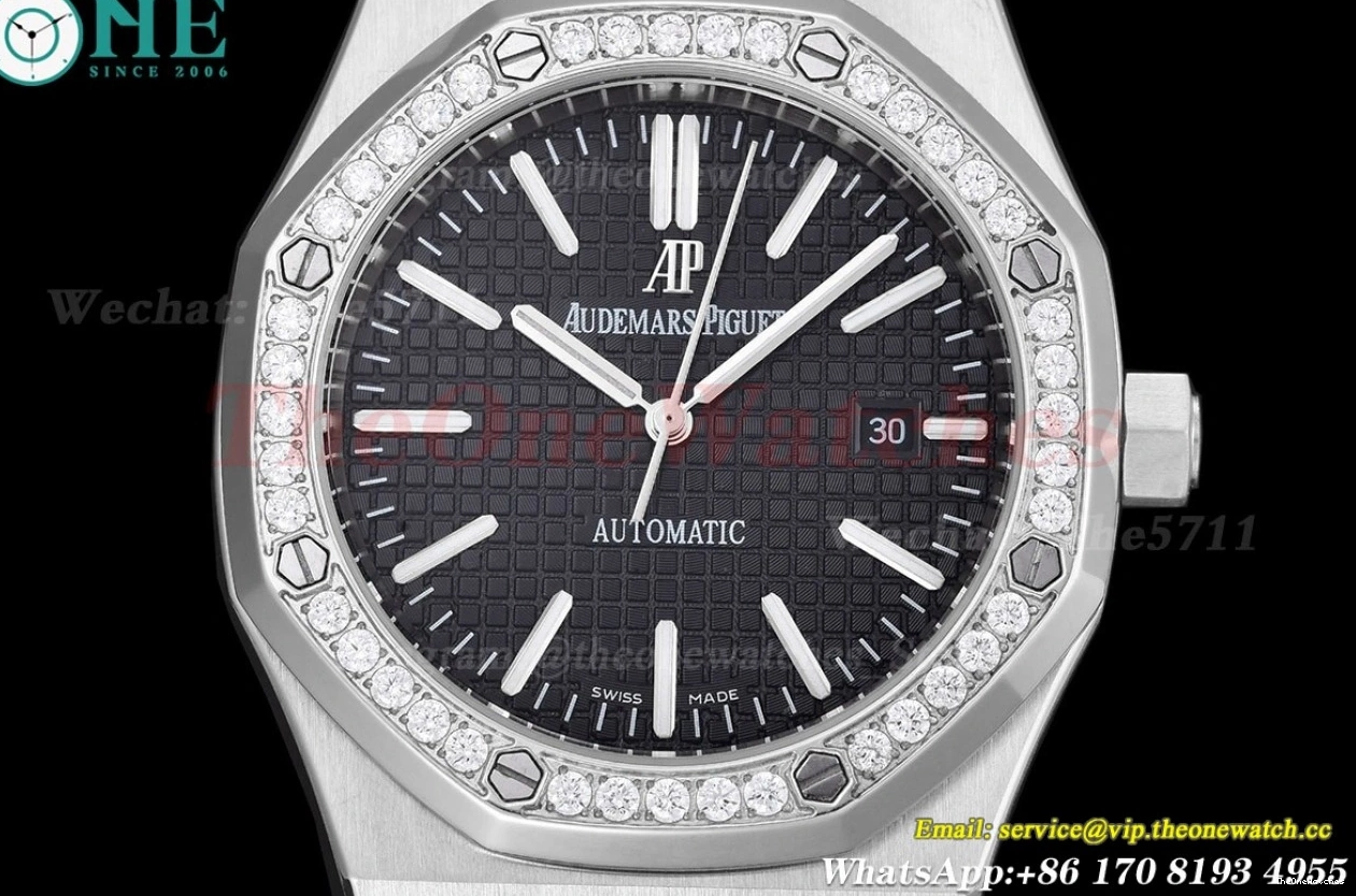 41mm Royal GDF LE SS Dial Oak 15400 MY8215 Black 0425